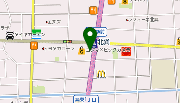 中学受験開成ベガ 北巽教室の地図画像