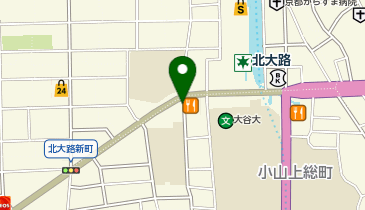 京進の大学受験TOP&Sigma; 北大路校【高校生と洛北高附属中学生対象】の地図画像