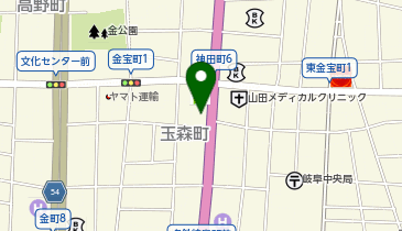 個別指導秀英PAS 岐阜本部校の地図画像