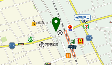 湘南ゼミナール 総合進学コース 与野の地図画像