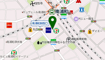 湘南ゼミナール 総合進学コース 南浦和西口の地図画像