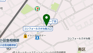 湘南ゼミナール 総合進学コース 相模原南の地図画像