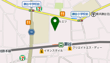 湘南ゼミナール 総合進学コース 瀬谷の地図画像