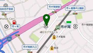 湘南ゼミナール 総合進学コース 市ヶ尾の地図画像