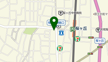 湘南ゼミナール 総合進学コース 桜ヶ丘の地図画像