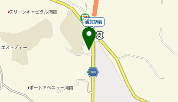 湘南ゼミナール 総合進学コース 浦賀の地図画像
