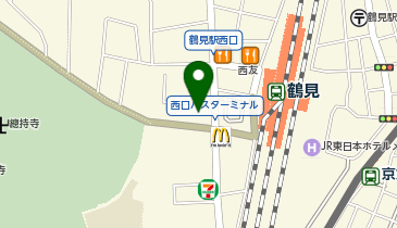 湘南ゼミナール 高等部 鶴見の地図画像