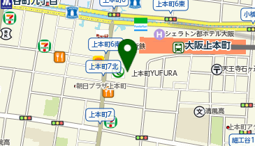 馬渕教室 中学受験コース 上本町本部校の地図画像