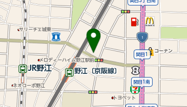 個別指導キャンパス 野江校の地図画像