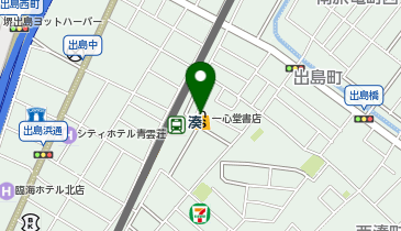 個別指導キャンパス 湊校の地図画像
