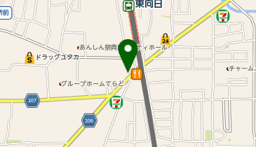 個別指導キャンパス 東向日校の地図画像