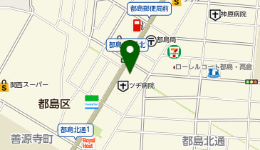 個別指導キャンパス 都島校の地図画像