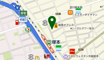 個別指導キャンパス 塚本校の地図画像