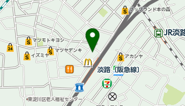 個別指導キャンパス 淡路校の地図画像
