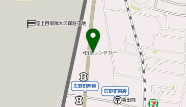 個別指導キャンパス 大久保校の地図画像