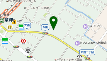 個別指導キャンパス 草津校の地図画像