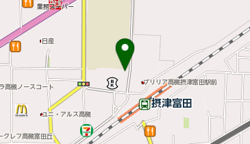 個別指導キャンパス 摂津富田駅前校の地図画像