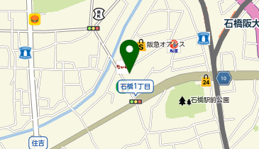 個別指導キャンパス 石橋校の地図画像