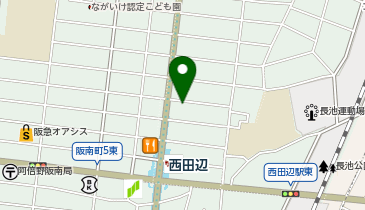 個別指導キャンパス 西田辺校の地図画像
