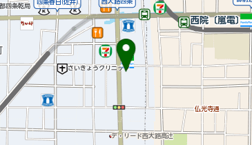 個別指導キャンパス 西院校の地図画像