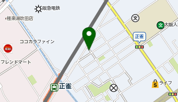個別指導キャンパス 正雀校の地図画像