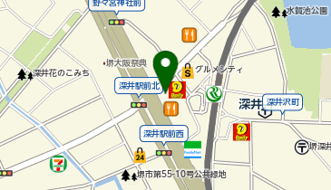 個別指導キャンパス 深井校の地図画像
