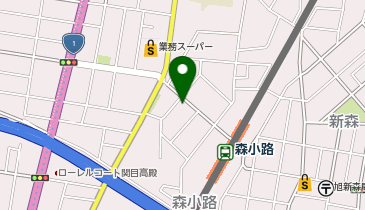 個別指導キャンパス 森小路校の地図画像