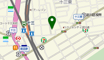 個別指導キャンパス 十三校の地図画像
