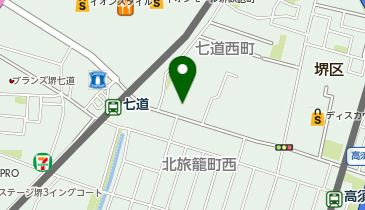 個別指導キャンパス 七道校の地図画像