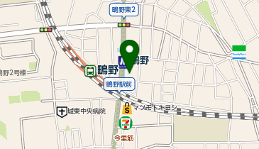 個別指導キャンパス 鴫野校の地図画像