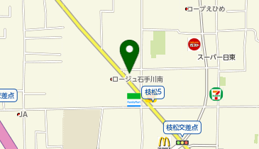 個別指導キャンパス 枝松校の地図画像