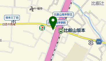 個別指導キャンパス 坂本校の地図画像