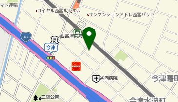 個別指導キャンパス 今津校の地図画像