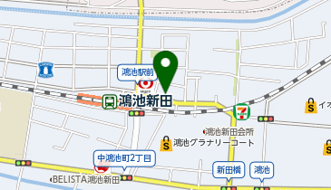 個別指導キャンパス 鴻池新田校の地図画像
