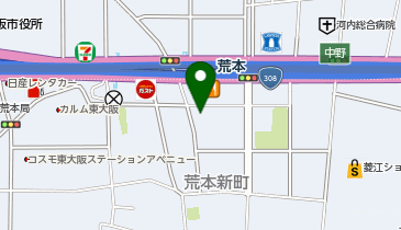 個別指導キャンパス 荒本校の地図画像