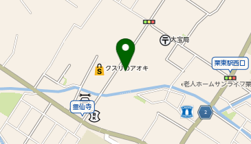 個別指導キャンパス 栗東校の地図画像