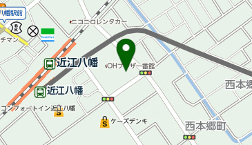 個別指導キャンパス 近江八幡校の地図画像
