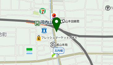 個別指導キャンパス 河内山本校の地図画像