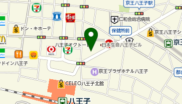 TOMAS(トーマス) 八王子校の地図画像