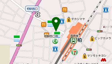 TOMAS(トーマス) 柏校の地図画像