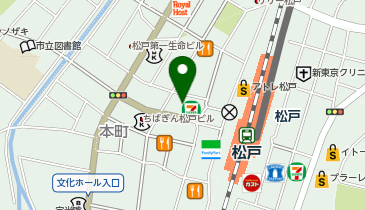 TOMAS(トーマス) 松戸校の地図画像