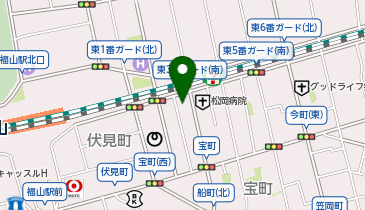 鴎州塾 福山校の地図画像