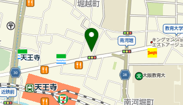 中高一貫校専門 個別指導塾WAYS 【定期テスト対策】 天王寺教室の地図画像