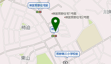 鴎州塾 熊野校の地図画像