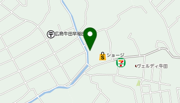 鴎州塾 牛田校の地図画像