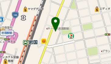 鴎州塾 岩国校の地図画像