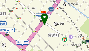 毎日個別塾5-Days 宇部校の地図画像
