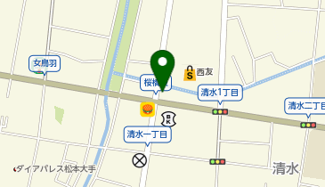 個別指導WAM 東松本校の地図画像