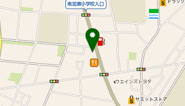 創英ゼミナール 南加瀬校の地図画像