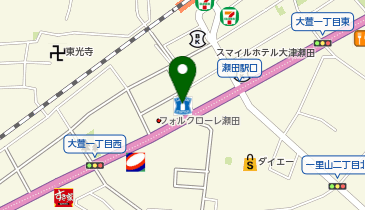 成基の個別教育 ゴールフリー 瀬田教室の地図画像